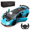 CMJ RC Cars Lamborghini Huracán STO RC Blu: Auto telecomandata ad alte prestazioni in scala 1:14. Ideale per appassionati di corse, bambini
