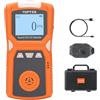 TopTes Guard-533 Rilevatore di Monossido di Carbonio, con Allarmi Visivi, Sonori e a Vibrazione, Design con Clip Posteriore, 120h di Standby, Sicuro e Antideflagrante per Uso Domestico e Professionale