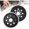Lotbun 2 Pezzi Platorello 125 mm Compatibili con Levigatrice Eccentrica Bosch Pex 220 A, Gex 125-1, Skil, 8 Fori Platorello per Smerigliatrice