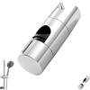 YANJIY Supporto Soffione Doccia, Supporto Doccia Regolabile Universale, Supporto Soffione Doccia Per Barra, Supporto Doccia Senza Foratura Girevole 90°, Adatto per Barre Doccia da 18-25 mm