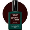 Manucurist smalto semipermanente bordeaux scuro Green Flash Hollyhock - Smalto per unghie gel - Smalto 12-free, bio-based (84%) - Made in France - 15 ml