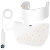Cool-i ® Maschera da collo a LED, 660 nm, luce rossa, 850 nm a infrarossi e LED a 4 colori contro le pieghe del collo, FDA, per pelle anti-invecchiamento e radiosa