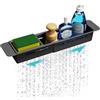 NiHome Organizer estensibile da cucina per lavello (nero)