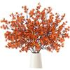 UXORSN 10 pezzi fiori artificiali autunnali gypsophila artificiali fiori di seta secchi decorazione autunnale fiori artificiali come gypsophila vera mazzi di fiori per vaso matrimonio festa tavolo