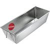 KADAX Cantura da forno rettangolare, forma di scatola in lamiera, forma della torta reale con strato anti -hub, panetteria, stampo per torta, teglia, forma di pane quadrato (30,5 x 12 cm, argento)