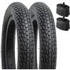 YunSCM Confezione da 2 pneumatici per bici da bambino, 32 x 12,5 cm, ETRTO 57-203 e 12 1/2, con valvola Schrader da 32 mm, compatibili con valvole Schrader da 32 mm 4 Bici Bambino Bicicletta