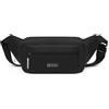 Vintree Marsupio Uomo Donna Marsupio Running con Zip Tasche Marsupio Sportivo con la Tracolla Regolabile per Escursionismo Running Ciclismo Campeggio Nero