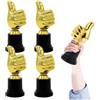 CANCYCC 4 coppe per bambini, trofeo con pollice d'oro, medaglie per trofeo, trofeo per bambini, trofeo, trofeo di compleanno per bambini, trofeo per la cerimonia di premiazione, vincitore dello sport