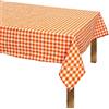 Morbidissimi Tovaglia a Quadretti Country Dimensioni Varie Z204 140x180 cm Arancione