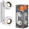 LEDVANCE DECOR SPOT VENUS, 10,5 W, 450 lm, bianco, faretto, teste orientabili, versatile, spot per interni, colore della luce bianco caldo, ottica di alta qualità, facile da installare