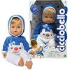 Cicciobello Orsetto Polare, Bambola Interattiva con Funzione Pianto e Tutina Invernale, Giochi Bambini 2 anni, Altezza 42 cm, Coccolalo e Dagli il Ciuccio per Farlo Smettere di Piangere