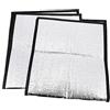 Happyyami 2pezzi Tappetini Riscaldanti per Rettili con Pellicola Riflettente Mat per Inverno per Tartarughe e Altri Animali Domestici Mantenimento Costante della Temperatura