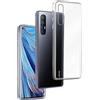 REY Cover in Gel TPU Trasparente per Oppo Find X2 Neo, Ultra Sottile 0,33 mm, Morbido Flessibile, Custodia Silicone