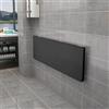 HUOLE Tavolo da Parete Pieghevole in Legno, Scaffale a Muro Richiudibile Salvaspazio Versatile, Scrivania Porta Pc, Tavolino da Pranzo, Soggiorno, Salotto, Bagno, Cucina-80 * 50 * 1,6 cm-nero