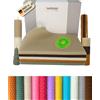 Wachsmann - Set di 20 lastre di cera d'api dalla Germania, set colorato Natur, lastre di cera 20 x 15 cm, crea le tue candele di cera d'api, cera per candele