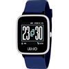 Liu Jo Orologio Unisex Smartwatch GO Silver Cinturino Blu