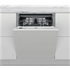 Whirlpool WIC3C26F Lavastoviglie da incasso a Scomparsa Parziale 14 Coperti 8 Programmi Classe E - WIC 3C26 F