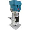 ANMITI Router in legno palmare Trimmer per sistemi da 18 V Motore brushless 6 velocità Variazioni Pinze 1/4 6mm 8mm 700W Plus 12 Router Bit Set Batteria non inclusa