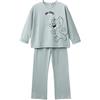United Colors of Benetton Pig(Maglia+Pant) 3DKE0P07C Set di Pigiama, Grigio, 140 Bambina