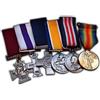 Trikoty Set di 6 medaglie militari britanniche per i RAF I NAVY I RM I SBS I PARA I Army Repro - Victoria Cross militare George Cross Medaglia di guerra britannica Bravery in the Field & Victory Medal Victoria Cross