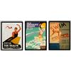 Nacnic Poster Vintage. Vecchi manifesti usate. Poster Vintage Imparare a Nuotare. Formato A4