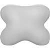 Edda Lux Federa adatta al Tempur All-Around cuscino, 60/56 x 50/48 cm, in morbido jersey 100% cotone per cuscino ergonomico a forma di farfalla, Platino