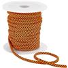 BENECREAT Corda Sostitutiva con Coulisse In Corallo Da 18.28 m, Cordoncino Rotondo In Nylon Policotone Da 5 mm con Bobina In Plastica per Cordoncino per Pantaloni Della Tuta, Lacci Delle Scarpe