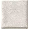 Cuore di lino - Telo Mare Singolo in Puro Lino 100% Naturale Leggero e Assorbente Retrò Grigio (90x170 cm)