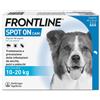 Boehringer Ingelheim Frontline SPOT ON Taglia M 10-20 Kg - Antiparassitario per cane cani - 3 pipette