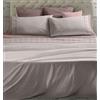 Laura Biagiotti - Completo letto Lenzuola Matrimoniale Maxi in Cotone, Lenzuola Matrimoniali Due Piazze Con Sotto e Federe Lora Rosa