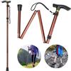 Bastone Da Passeggio Pieghevole in Alluminio Regolabile 84-93 Cm Bastone per Anz