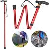 Bastone Da Passeggio Pieghevole in Alluminio Regolabile 84-93 Cm Bastone per Anz