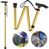 Bastone Da Passeggio Pieghevole in Alluminio Regolabile 84-93 Cm Bastone per Anz