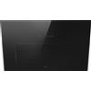 Elica Cappa Cucina Aspirante a Parete Larghezza 85 cm colore Nero - PRF0164459 BLOOM BL MAT/A/85
