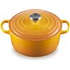 LE CREUSET CASSERUOLA ROTONDA, GHISA EVOLUTION NECTAR, M - d 24 cm x 4.2 lt
