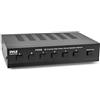 Pyle Amplificatore Audio Stereo, Selettore Altoparlanti a 6 Zone, Interruttore per Amplificatore Multi-Canale, Supporta Fino a 6 Coppie di Altoparlanti