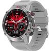 Trevi T-FIT 510 A Smarwatch con Funzione Chiamata Wireless, Grande Display 1,43 AMOLED, Orologio Smart per Controllo Attività Fisica e Stato del Benessere, Monitoraggio Sonno, Waterproof IP68, Grigio