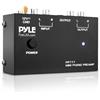 Pyle Preamplificatore Phono, Amplificatore Audio per Giradischi Mini Elettronico Stereo con Ingressi RCA e Uscite, Operazione a Basso Rumore