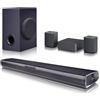 LG SQC4R - Barra audio intelligente, 220 W, Dolby Digital, compatibile con LPCM, Equalizzatore di Bassi, 4.1 Canali, Nero