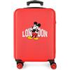 Disney Valigia da cabina Disney Topolino e Minnie viaggio a Londra Rosso 38x55x20 cm ABS rigido Chiusura a combinazione laterale 35L 2 kg 4 doppie ruote bagaglio a mano