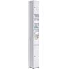 VOUNOT® Colonna Bagno, Armadio da Bagno Salvaspazio, Mobile Alto Bagni con 2 Ante e 1 Cassetto, 20x20x180cm, Bianco