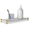 Gitohoni Vassoio di asciugatura in pietra per bancone del bagno, ad asciugatura istantanea, per lavello della cucina, assorbe l'acqua, organizer per bagno, tappetino per piatti, sapone, bottiglie di
