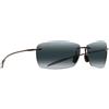 Maui Jim LIGHTHOUSE 423 - Nero Lucido, Grigio neutro