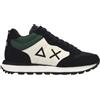 SUN68 Z44109 Sneakers Con Lacci In Tessuto/camoscio Uomo NERO 45