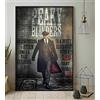BCTS Peaky Blinders On A Gathering Storm Comes Handsome Man - Poster da parete in metallo, 20,3 x 30,5 cm