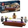 LEGO Harry Potter Castello di Hogwarts Club dei Duellanti, 4 Minifigure di Draco Malfoy, Gilderoy Lockhart e Severus Piton da Collezione,LEGO, Eta 8+