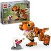 LEGO Jurassic World Little Eatie: T. Rex, Dinosauro Giocattolo con Mascella Apribile, Testa, Coda, Braccia e Gambe Mobili,Lego,Eta 7+