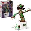 LEGO Marvel Groot Ballerino, Personaggio Giocattolo da Costruire con Funzione Danzante,Eta 10+