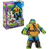 Giochi Preziosi Turtles - Veicolo Leonardo Tartarughe Ninja Caos Mutante, Moto Trasformabile In Action Figure Leonardo 15 Cm,Giochi Preziosi,Eta 4+