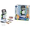 VTech Video Microscopio Interattivo, Microscopio Bambini Digitale con Video Originali BBC, Schermo 2,4`, Zoom 200x, 9 Vetrini Illustrati, Slot MicroSD, Lingua Italiana, Batterie Incluse, Vtech,Eta 7-99 anni